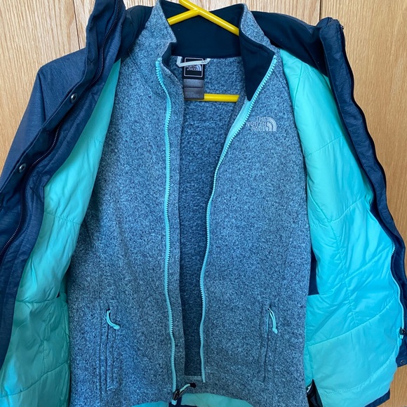 The North Face 2 in 1 ski jacket with fleece - Picture 7 of 12
